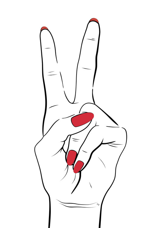 Плакат Victory Hands