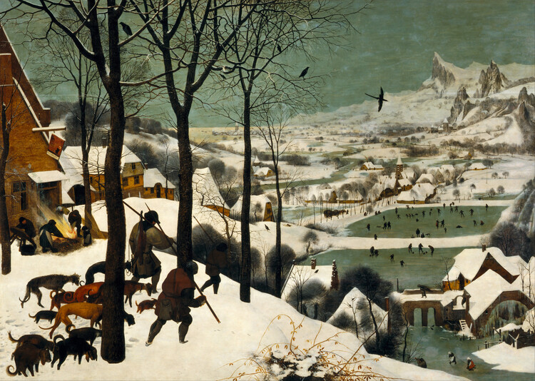 Poster Hunters in the Snow (Winter), 1565