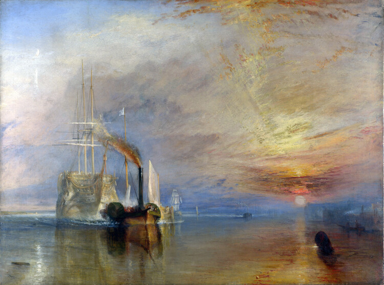 Levně Plakát, Obraz - The Fighting Temeraire, 1839, William Turner, 40 × 30 cm