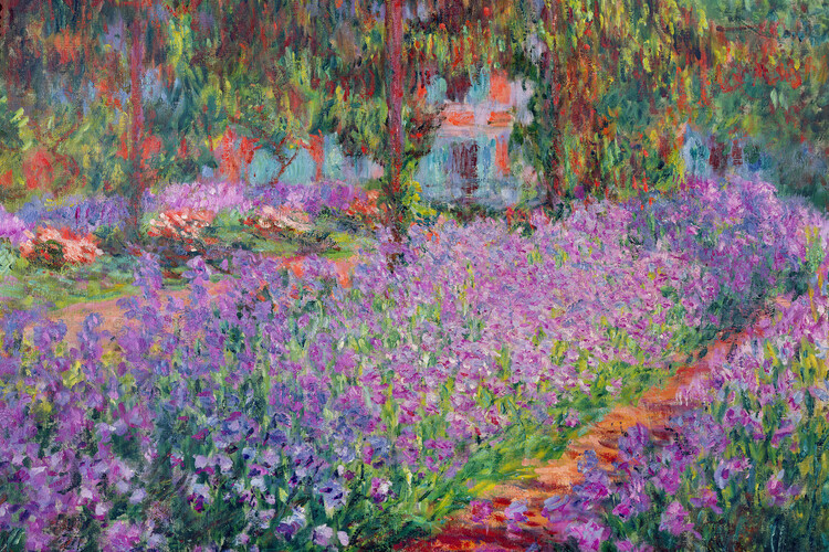 Canvas Print The Artist's Garden at Giverny, 1900