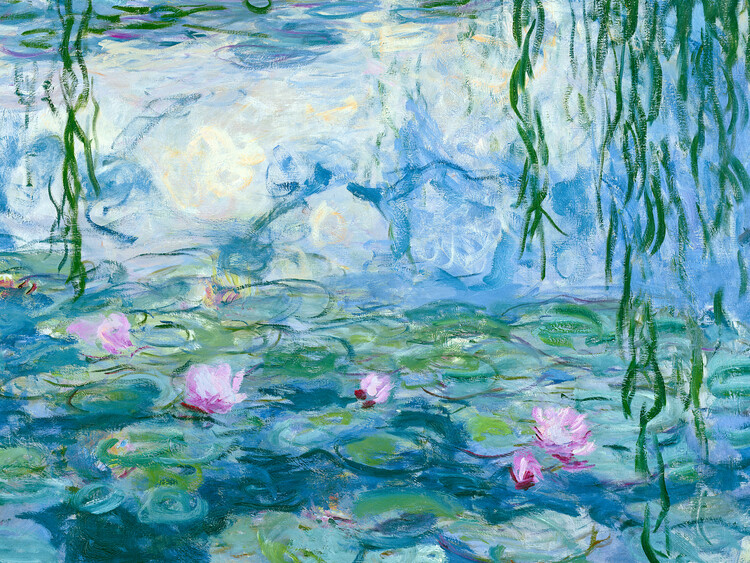 Canvas Print Waterlilies