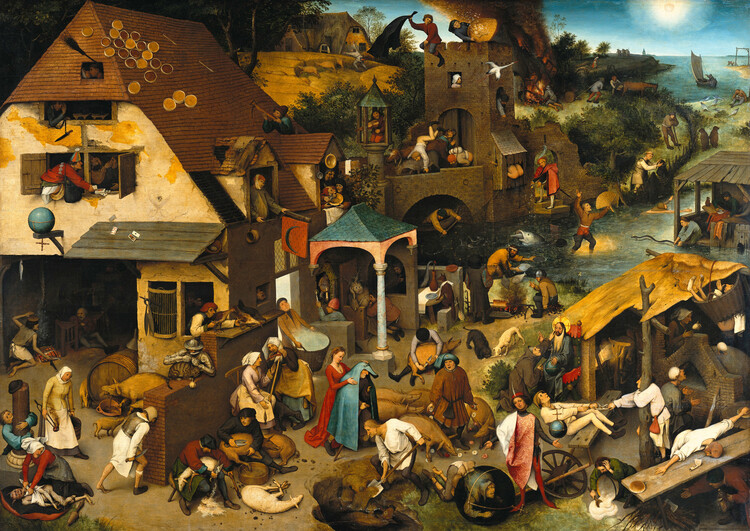 Poster Netherlandish Proverbs, 1559
