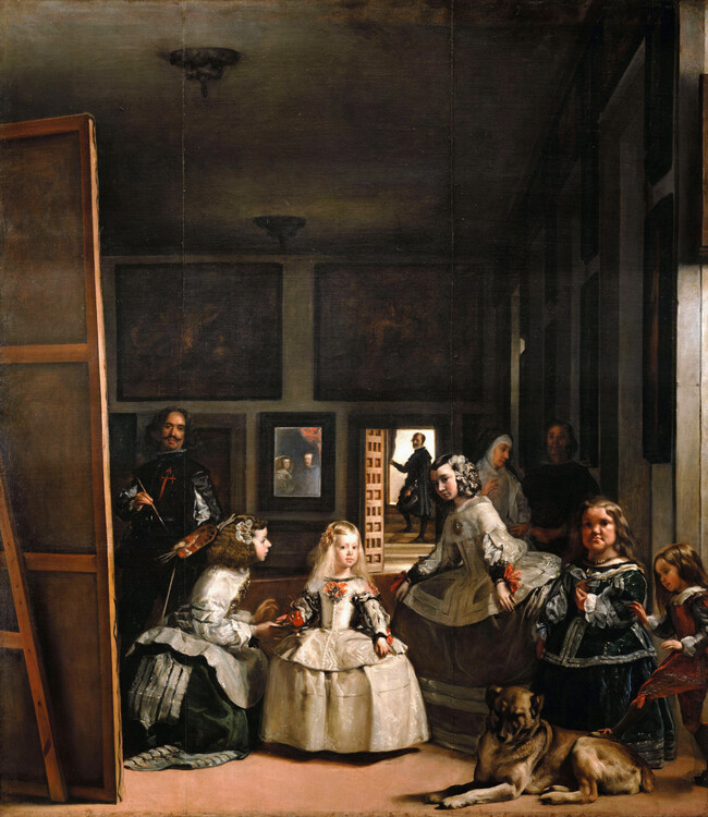 Poster Las Meninas or The Family of Philip IV, c 1656