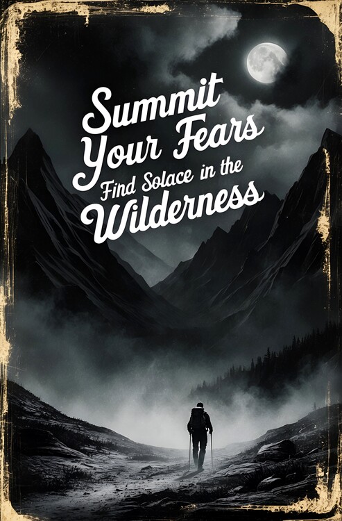 Poster Retro-Inspired Hiking Posters for Adventurers