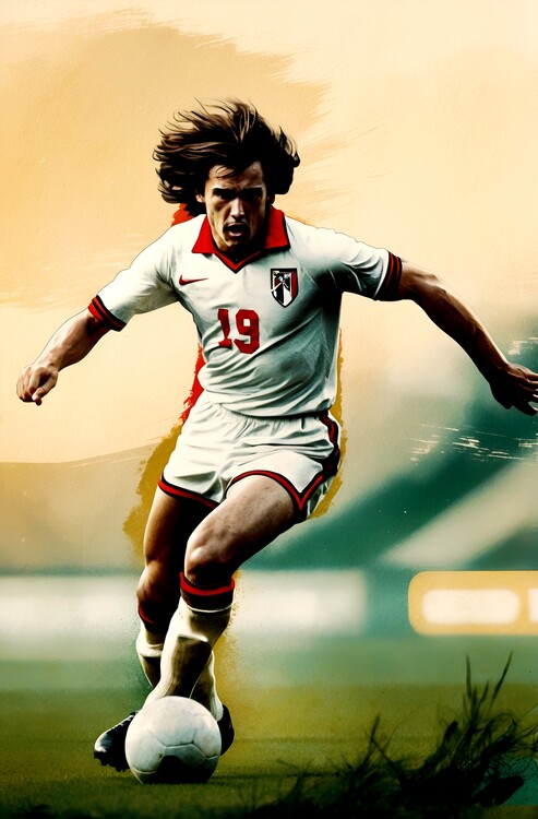 Plakát Vintage Football Art: Classic Game Moments