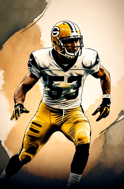 Плакат Retro Football Artwork: Vintage-Inspired Sports Art
