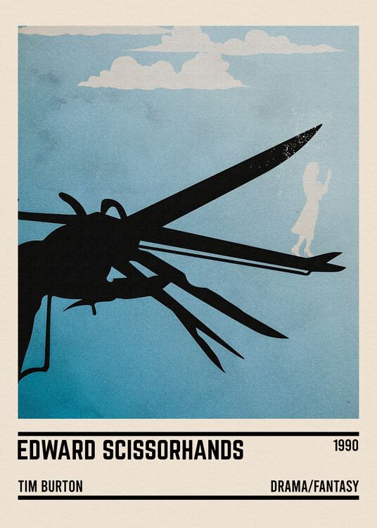 Poster Edward Scissorhands Minimalist Poster