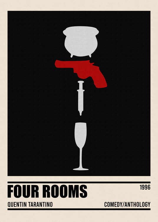 Poster Four Rooms Movie Minimalist
