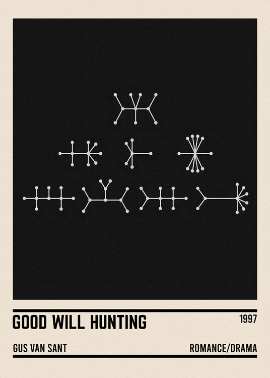 Poster good will hunting movie minimalist