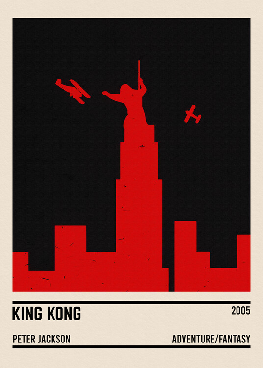 Poster King Kong Movie Minimalist