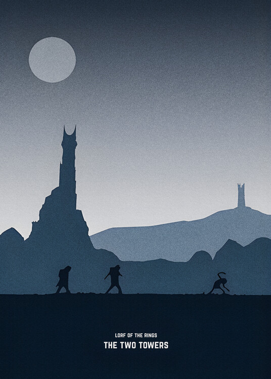 Poster Lord of the Rings Travel Minimalist