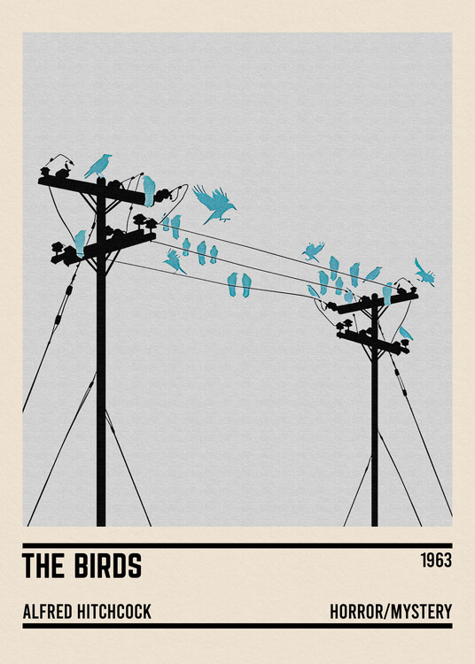 Poster The Birds Movie Minimalist