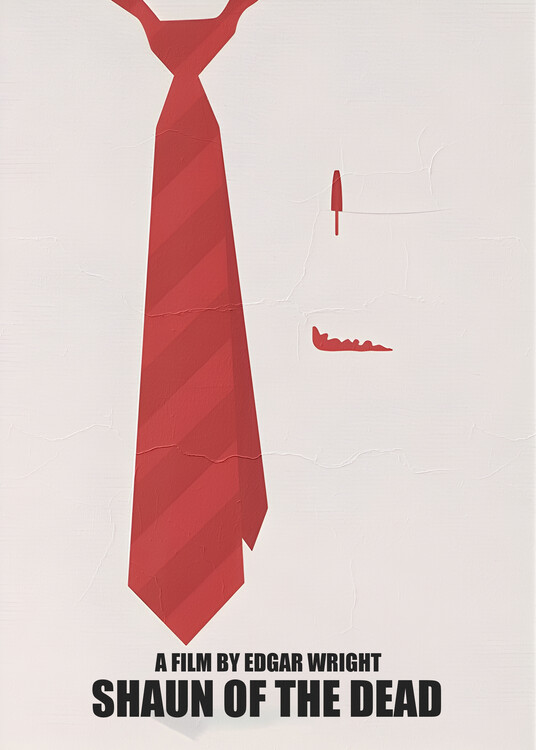Poster Shaun Of The Dead Movie Minimalist