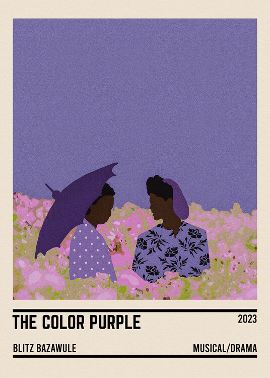 Poster The Color Purple Movie Minimalist