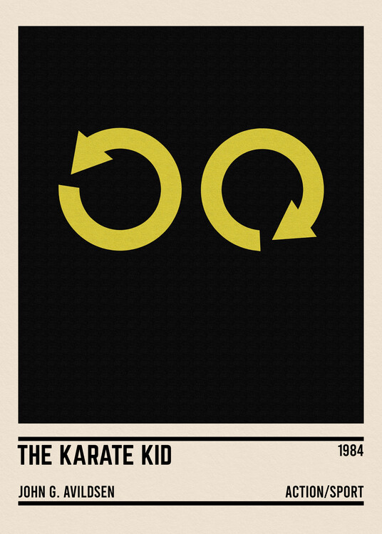 Poster The Karate Kid Minimalist