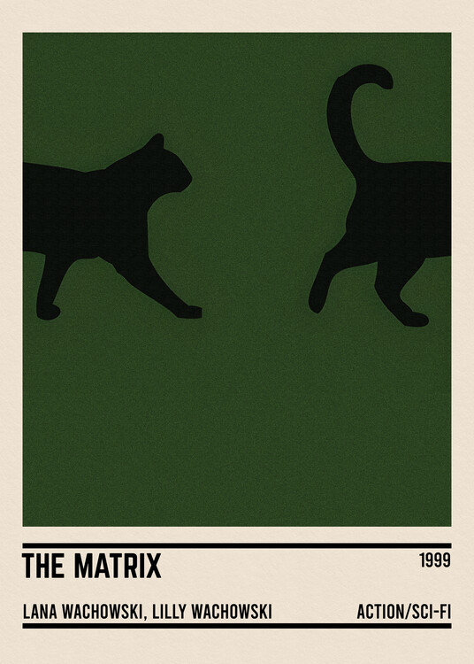Poster The Matrix Movie Minimalist