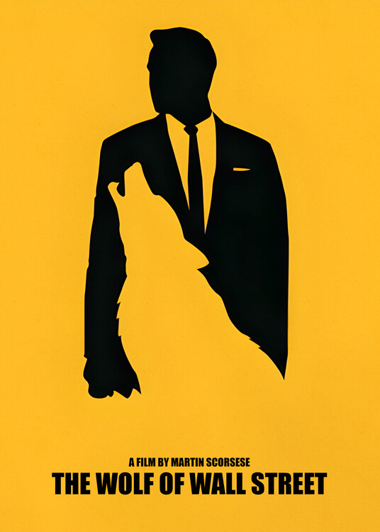 Poster The Wolf of Wall-street Movie Minimalist