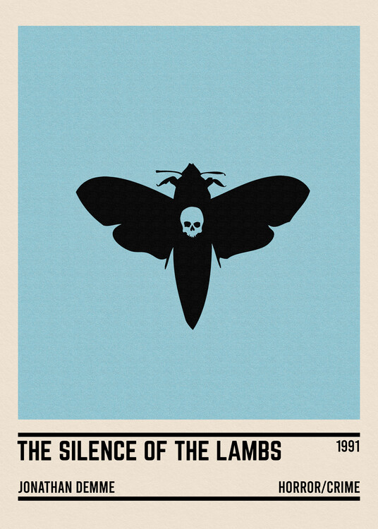 Poster The Silence of the Lambs Minimalist
