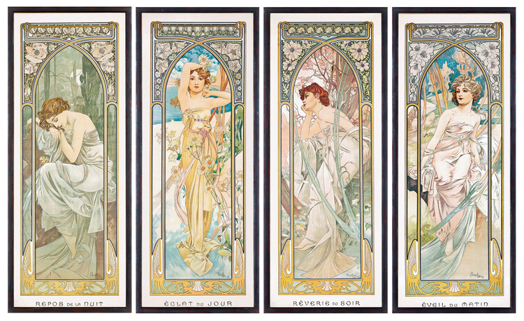 Poster The Times of the Day (1899)