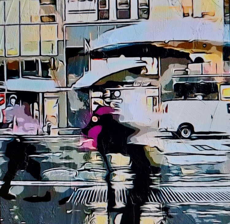 Plagát Abstract city 1
