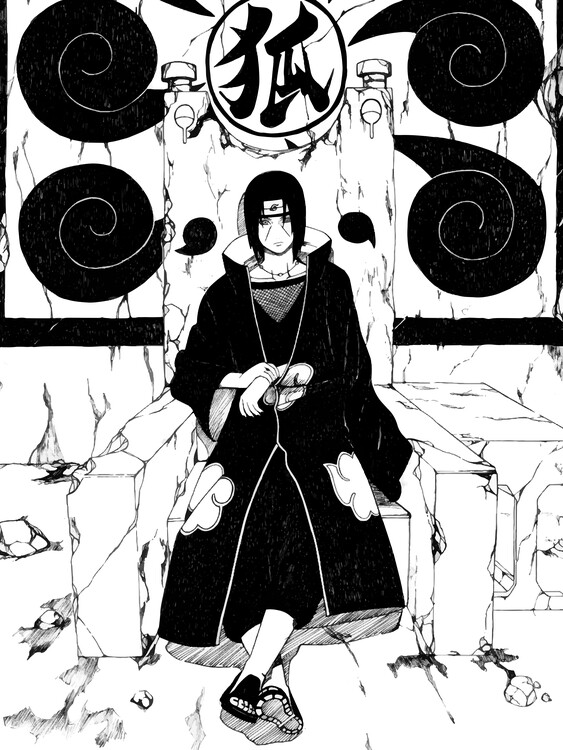 Canvas Print Uchiha Itachi