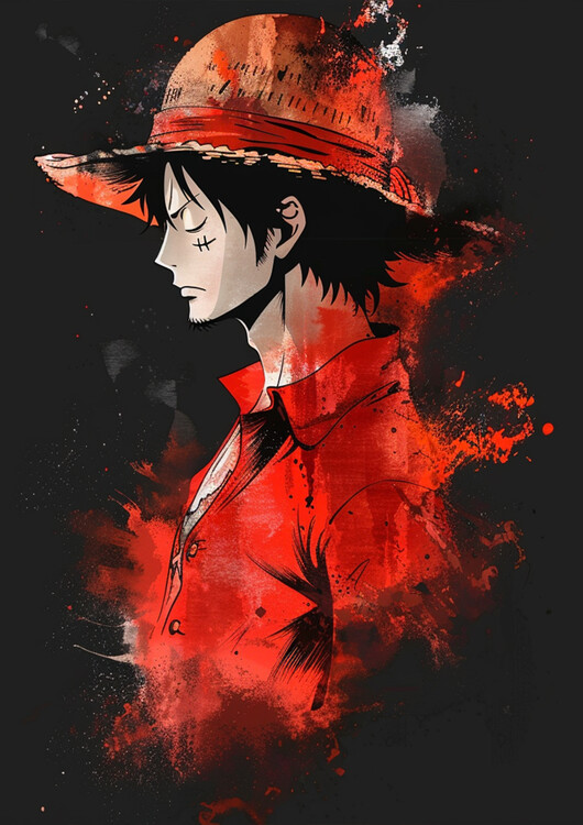 Poster Sketcha Luffy