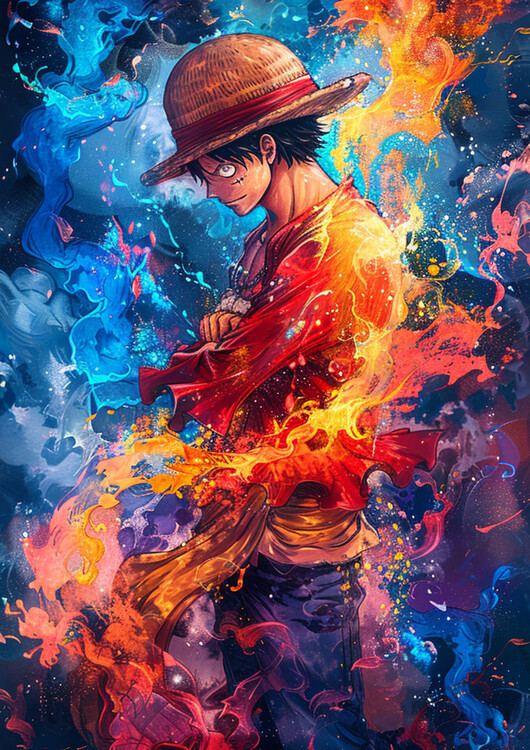 Poster Luffy Full Color