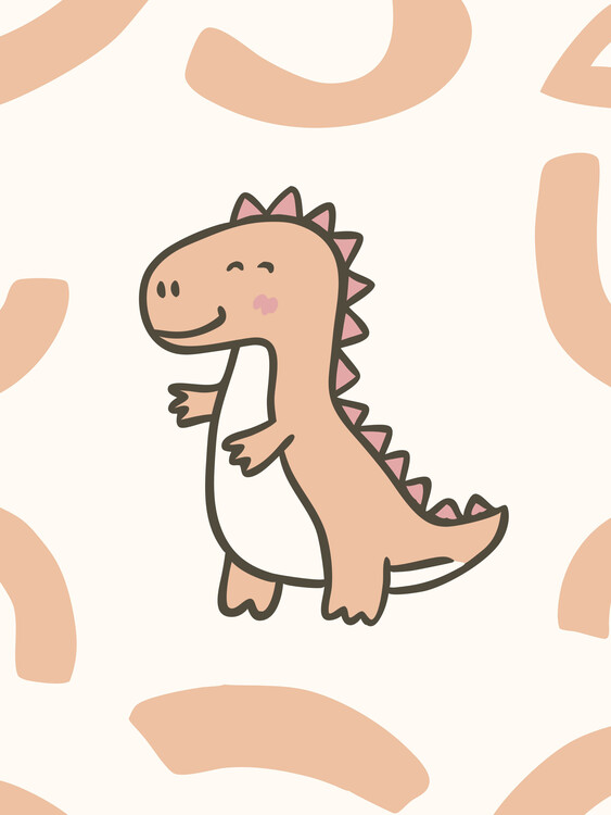 Plakat dinosaur