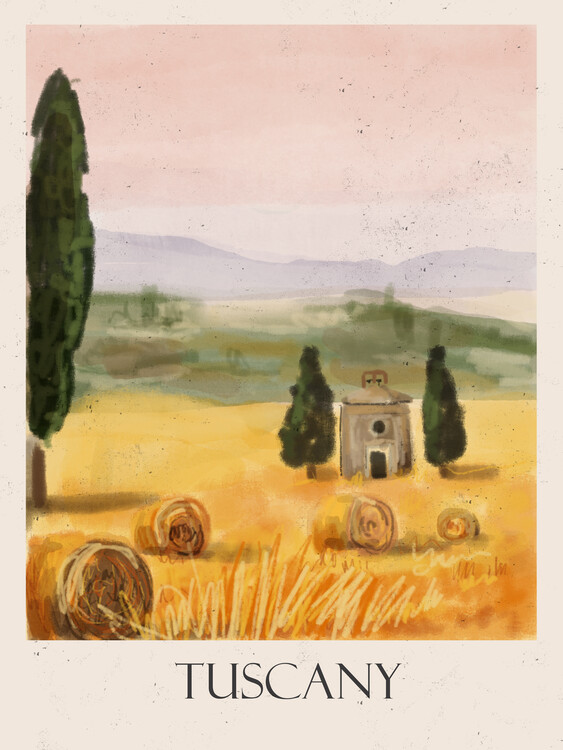 Poster Tuscany Landscape