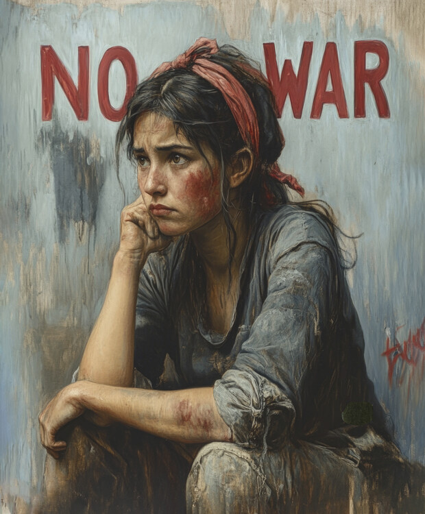 Плакат NO WAR