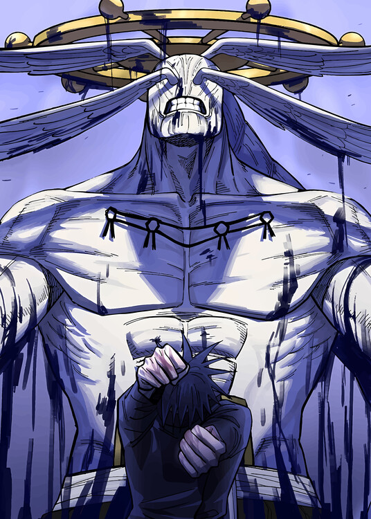 Poster Megumi x Mahoraga