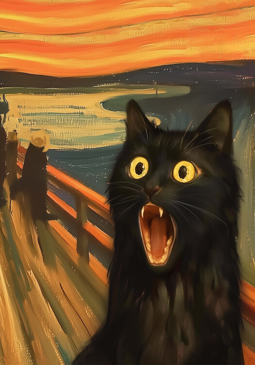 Poster Kitty scream