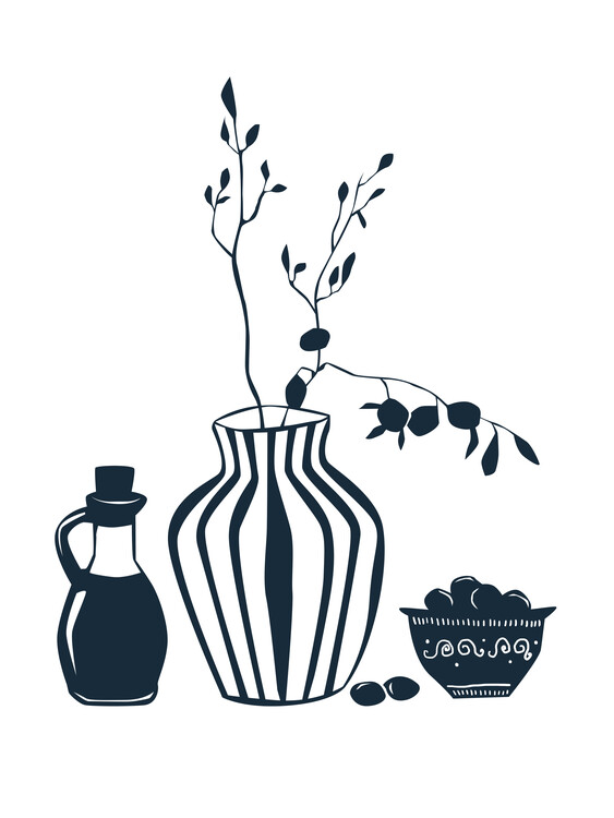 Poster Greece Still Life