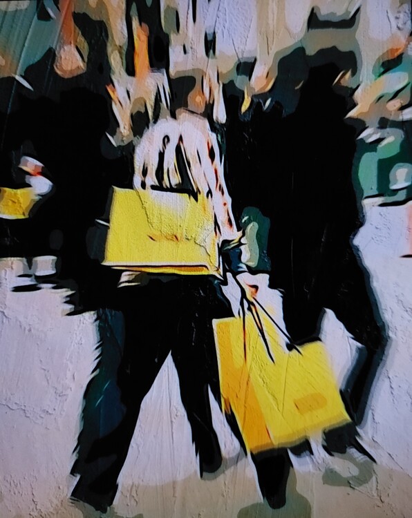 Plagát Black yellow