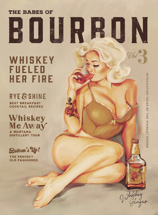 Canvas Print Babes of Bourbon Vol 4