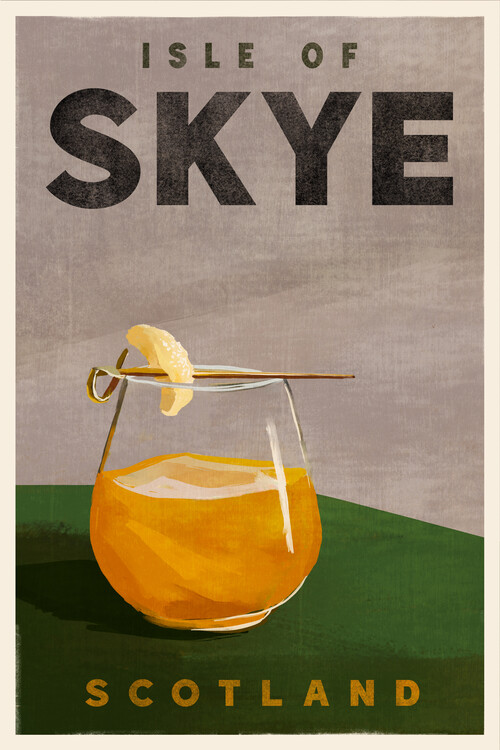 Poster Travel Poster Cocktail Scotland