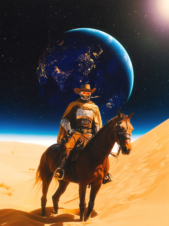 Poster Cyborg Cowboy