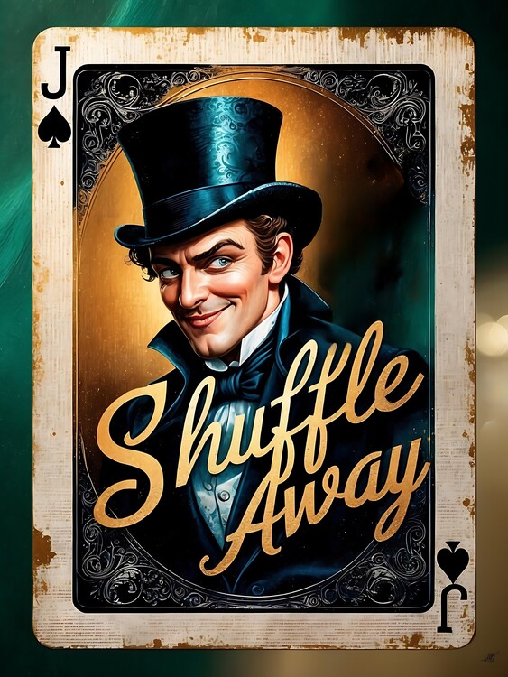 Плакат Classic Jack of Spades Vintage Art