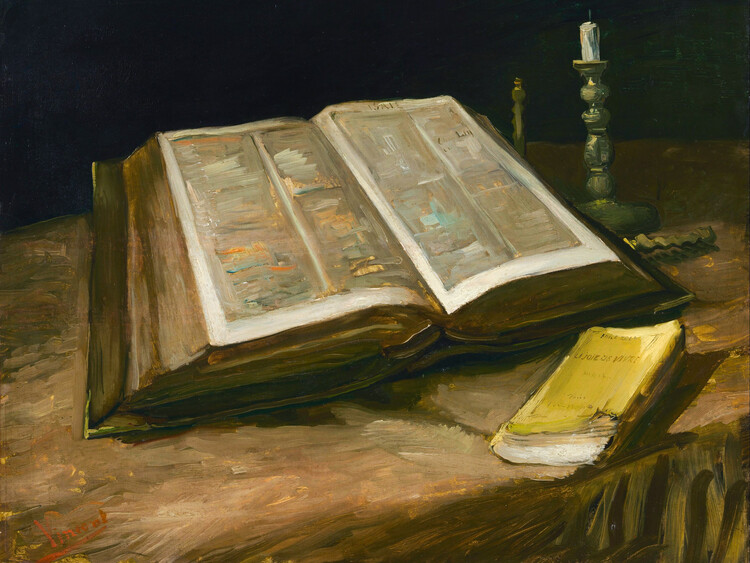 Poster Still Life with Bible, 1885