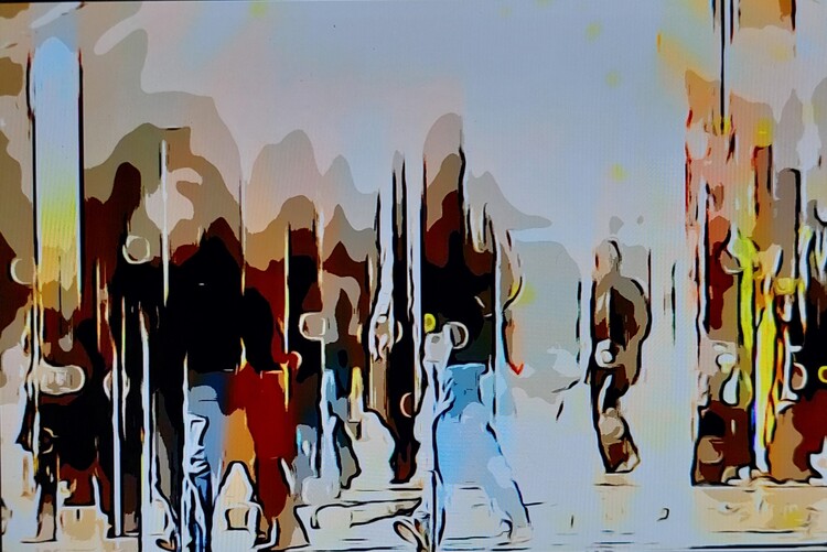 Plagát Blurred