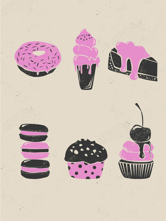 Poster Dessert Set