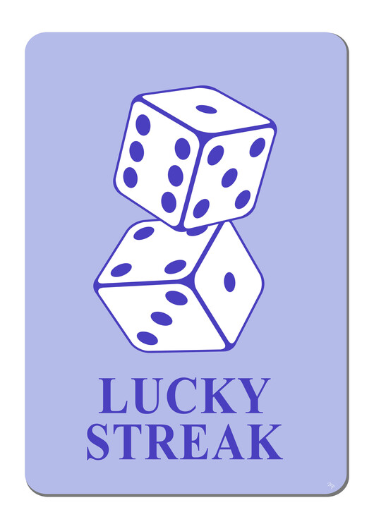 Poster Blue Lucky Streak