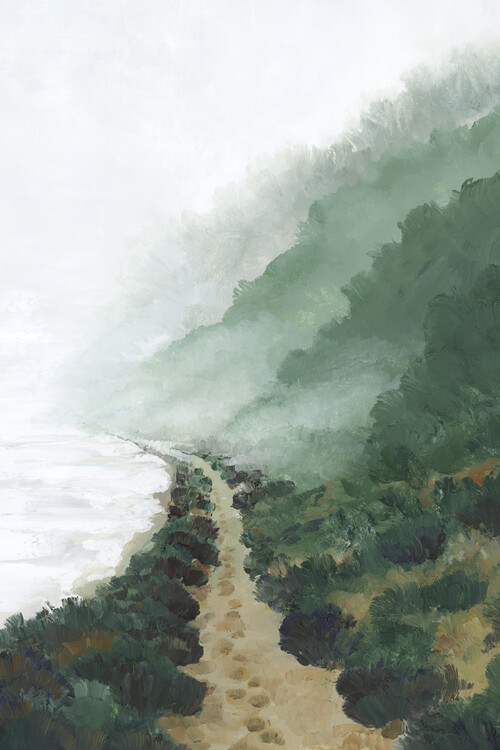 Poster Edge in the fog