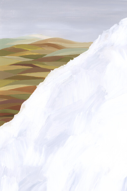 Poster Landscape and snow