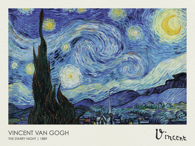 Canvas Print The Starry night (1889)