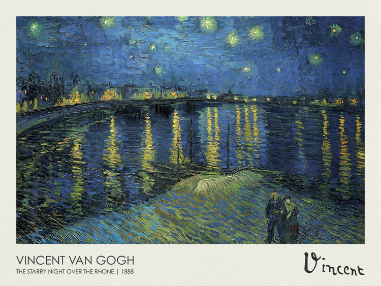Poster The Starry Night over the Rhone (1888)