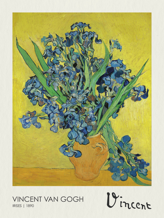 Canvas Print Irises (1890)