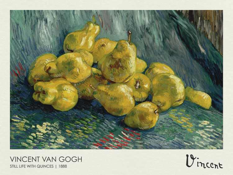 Poster Still Life with Quinces (1888)