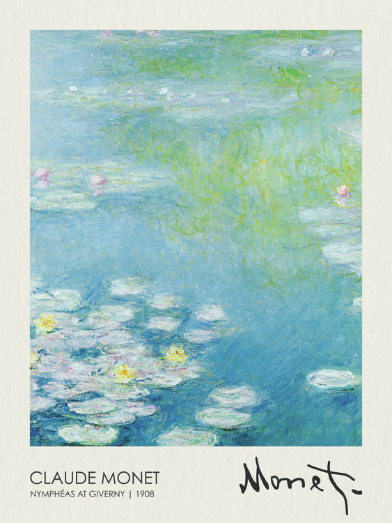 Canvas Print Nymphéas at Giverny (1908)