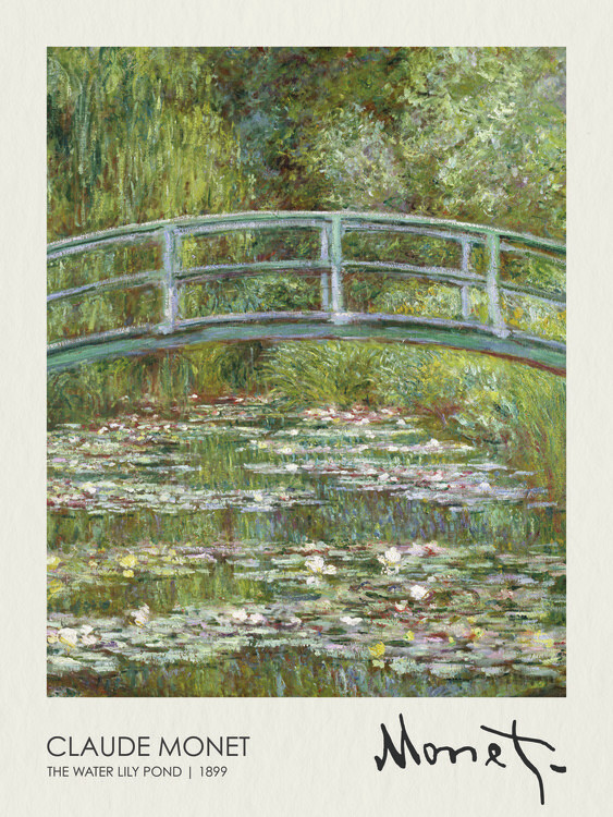 Canvas Print The Water Lily Pond (1899)